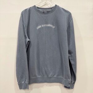 Seek Discomfort Light Blue Sweatshirt Medium Casual Comfy Loungewear